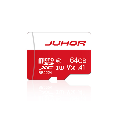 JUHOR 玖合 MicroSD 64GB TF存储卡U3 C10 A1 V30 4K高速款 行车记录仪＆监控内存卡